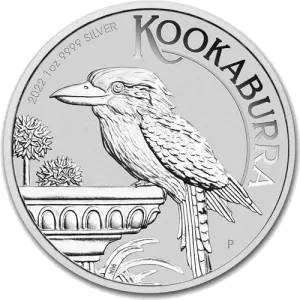 Perth Mint Silver 1 oz Kookaburra 2022 BU