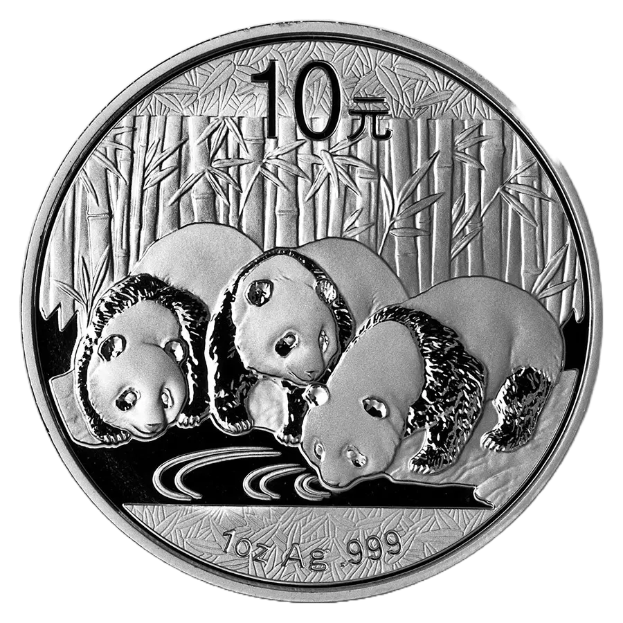 PANDA China 1 oz Silver Panda BU 2013