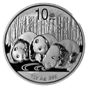 China 1 oz Silver Panda BU 2013