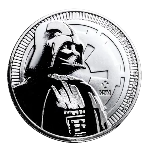 NZ Mint Star Wars Darth Vader 2017 Silver Coin 1 oz