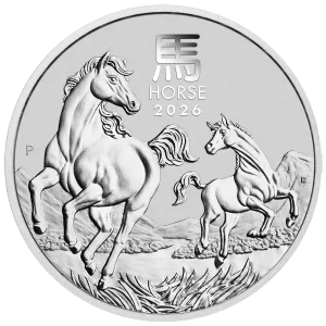 Australia 1 oz Silver Lunar Year of the Horse BU 2026 ( Lunar Series 3)